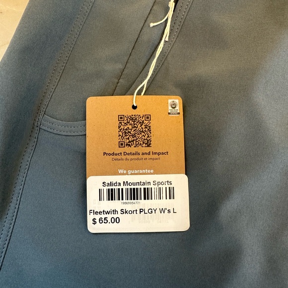 Patagonia Women's Fleetwith Skort NWT - Picture 5 of 8